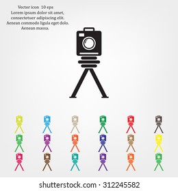photo camera icon. Vector Eps 10