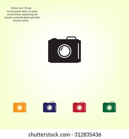 photo camera icon. Vector Eps 10