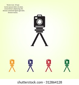 photo camera icon. Vector Eps 10