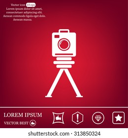 photo camera icon. Vector Eps 10