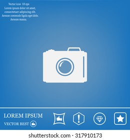 photo camera icon. Vector Eps 10