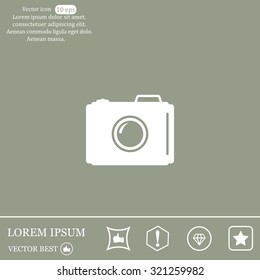 photo camera icon. Vector Eps 10