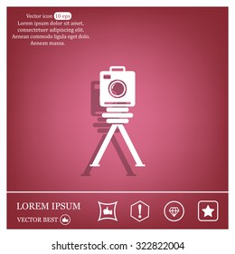 photo camera icon. Vector Eps 10