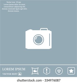 photo camera icon. Vector Eps 10