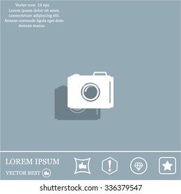 photo camera icon. Vector Eps 10