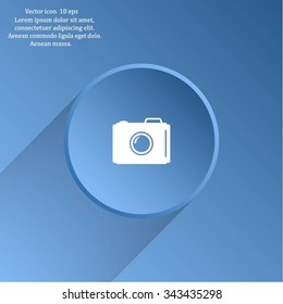 photo camera icon. Vector Eps 10