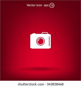 photo camera icon. Vector Eps 10