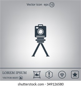 photo camera icon. Vector Eps 10