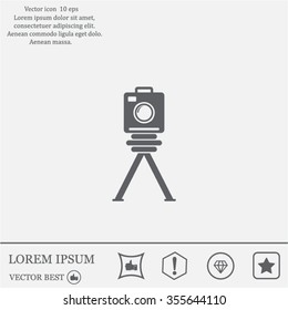 photo camera icon. Vector Eps 10