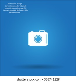 photo camera icon. Vector Eps 10