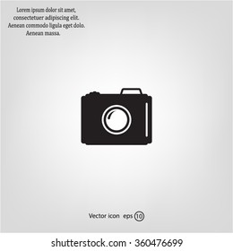photo camera icon. Vector Eps 10