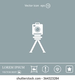 photo camera icon. Vector Eps 10