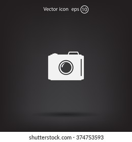 photo camera icon. Vector Eps 10