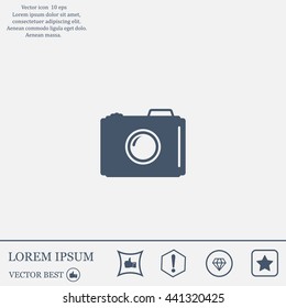 photo camera icon. Vector Eps 10
