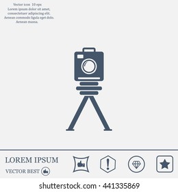 photo camera icon. Vector Eps 10