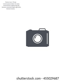 photo camera icon. Vector Eps 10