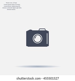 photo camera icon. Vector Eps 10