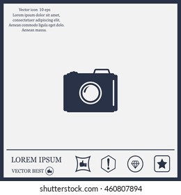 photo camera icon. Vector Eps 10