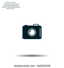 photo camera icon. Vector Eps 10