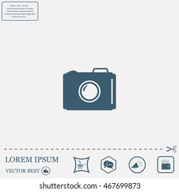 photo camera icon. Vector Eps 10