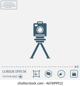 photo camera icon. Vector Eps 10