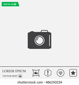 photo camera icon. Vector Eps 10