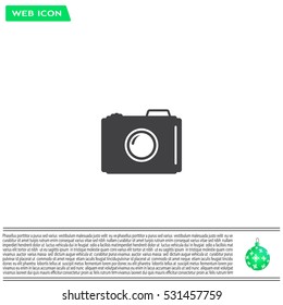 photo camera icon. Vector Eps 10