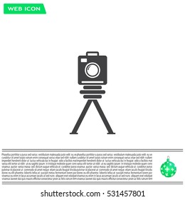 photo camera icon. Vector Eps 10