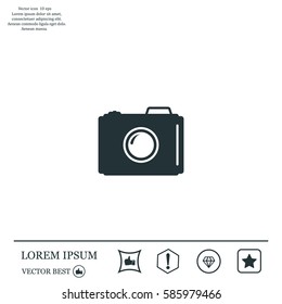 photo camera icon. Vector Eps 10