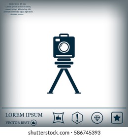 photo camera icon. Vector Eps 10
