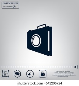 photo camera icon. Vector Eps 10
