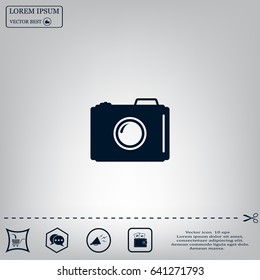 photo camera icon. Vector Eps 10