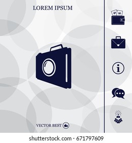 photo camera icon. Vector Eps 10