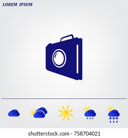 photo camera icon. Vector Eps 10