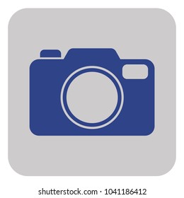 Photo camera icon. Vector illustration