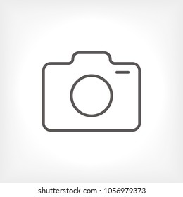 Photo Camera Icon Vector Illustration Linear Stock Vector Royalty Free