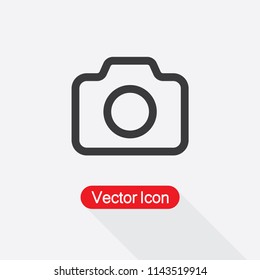 Photo Camera Icon Vector Illustration Eps10