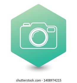 Photo camera icon. Vector illustration
