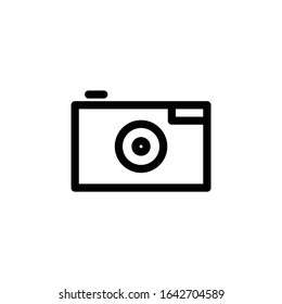 photo camera icon vector illustration, high quality
