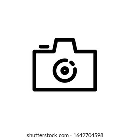 photo camera icon vector illustration, high quality
