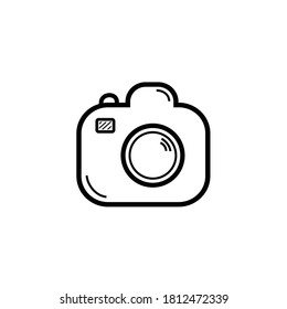 Photo camera icon vector illustration. 
