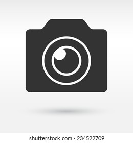 Photo or camera icon. Vector illustration