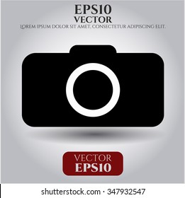 Photo camera icon vector illustration