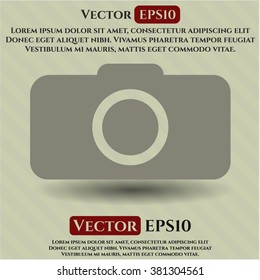 Fotokamera-Symbol, Vektorgrafik