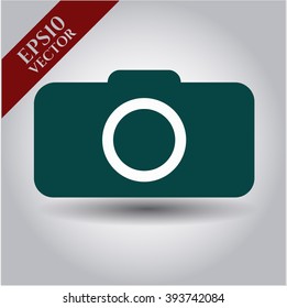 Photo camera icon vector illustration