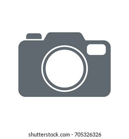 Photo camera icon. Vector illustration