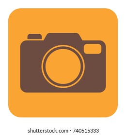 Photo camera icon. Vector illustration