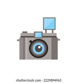 photo camera icon vector image with white background