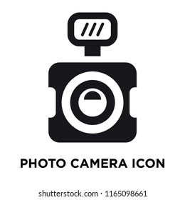 Photo camera icon vector isolated on white background, Photo camera transparent sign , celebration pictograms