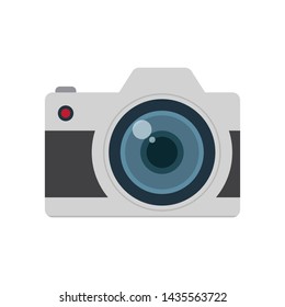 Photo Camera icon vector Photography flat sign symbols logo illustration isolated on white background
